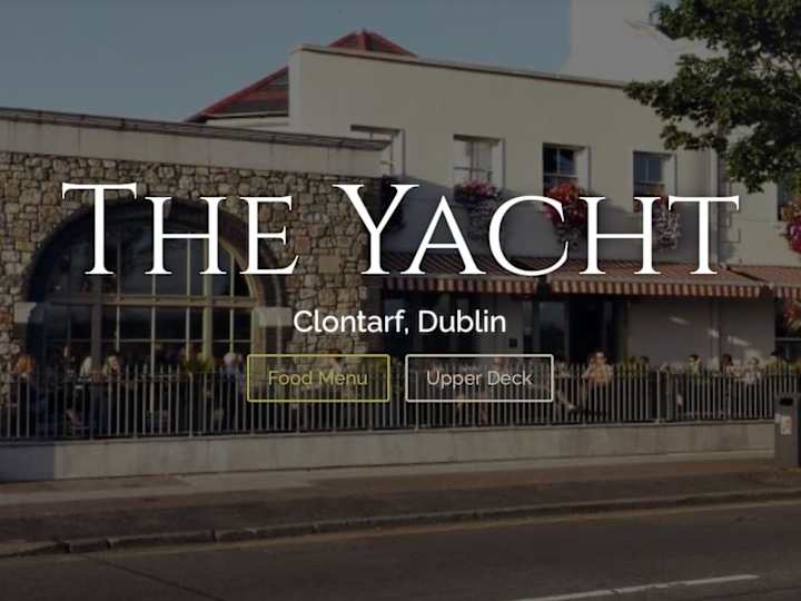 Cover image for Onsite Content Creation - The Yacht Bar, Clontarf.