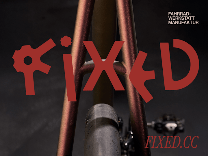 Cover image for Bicycle workshop logo. FIXED