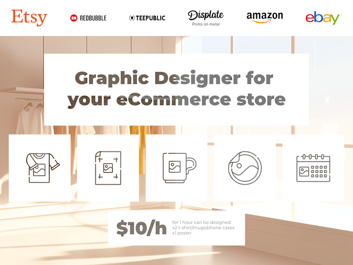 Cover image for Graphic Designer for your eCommerce Store