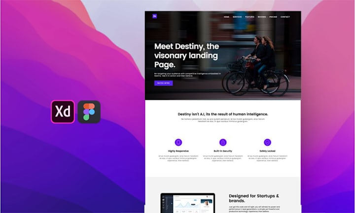 Cover image for UI Landing page