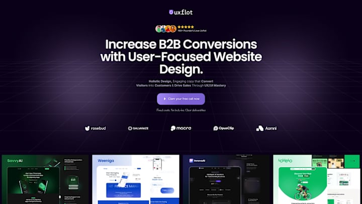 Cover image for B2B Conversions with UX-Driven Design – Uxflot.com