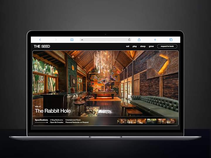 Cover image for 
Website for resort services in Bali · Webflow