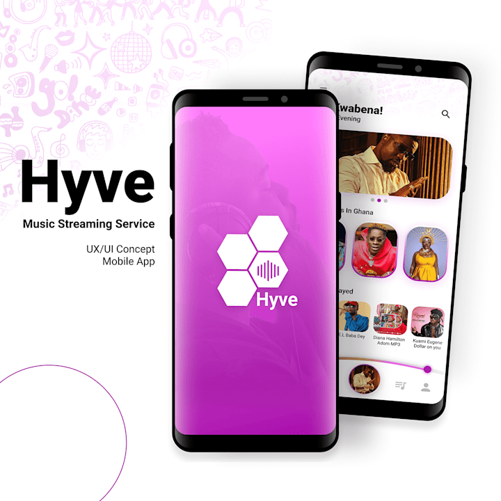 Cover image for Hyve Music Streaming App