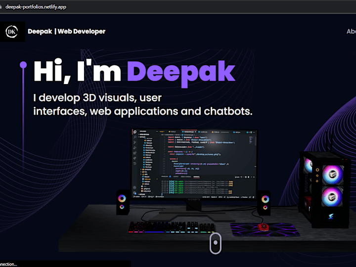 Cover image for Deepak Portfolio