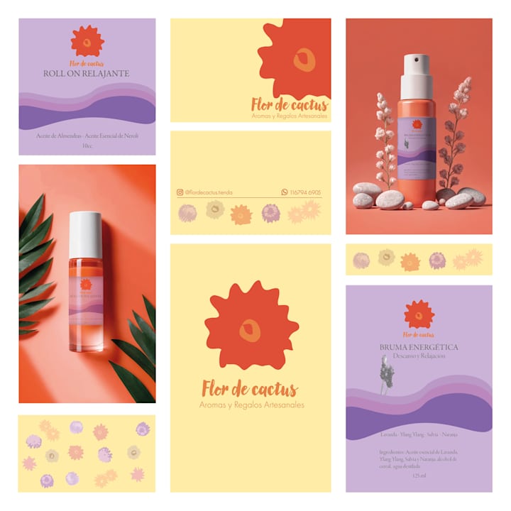 Cover image for Brand Identity - Flor de Cáctus Aromaterapia