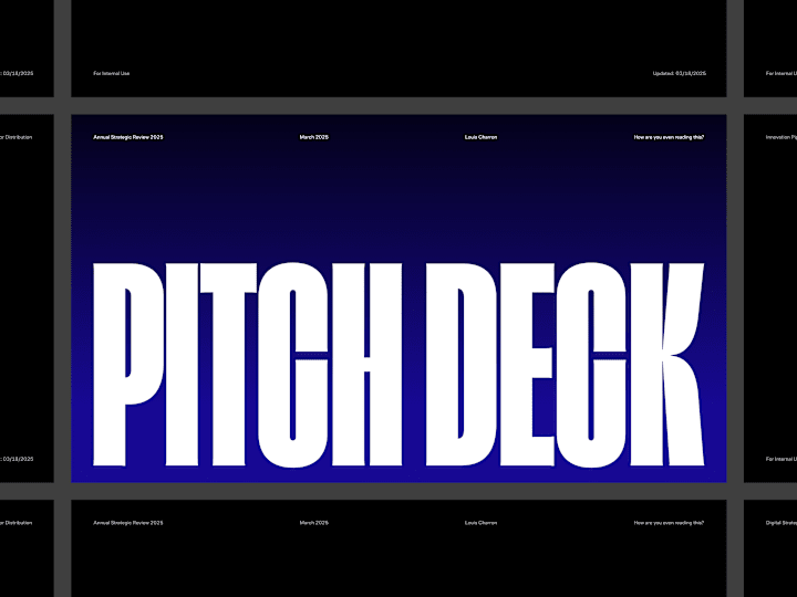 Cover image for Pitch Deck Design