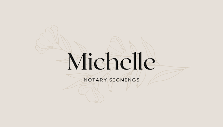 Cover image for Michelle Notary Signings ✍️