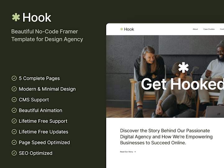 Cover image for Hook - Digital Agency Template