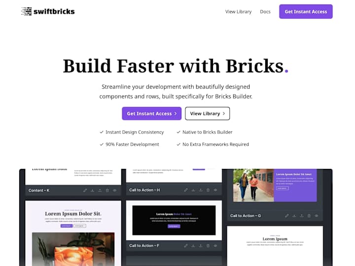 Cover image for Swift Bricks UI | Wordpress Design & Development