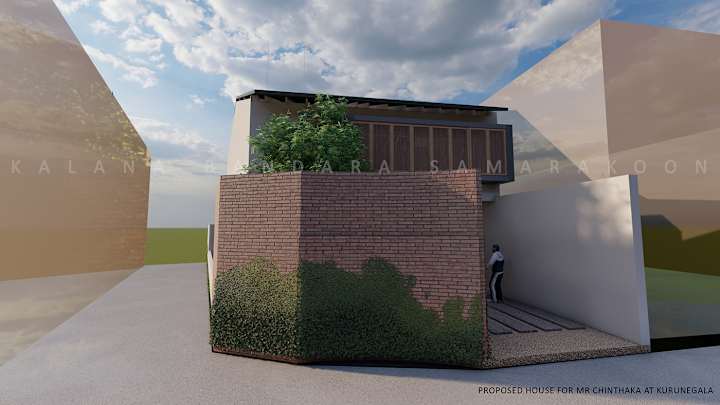 Cover image for proposed house mr Chinthaka at Kurunegala Sri Lanka :: Behance