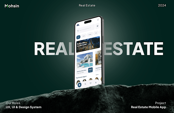 Cover image for Real Estate App UX Case Study :: Behance