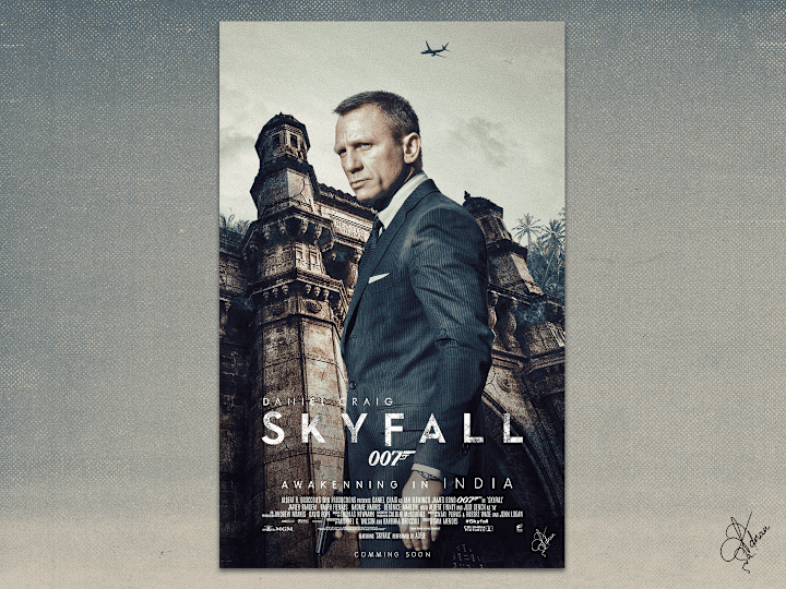 Cover image for Skyfall Fan art Poster Design