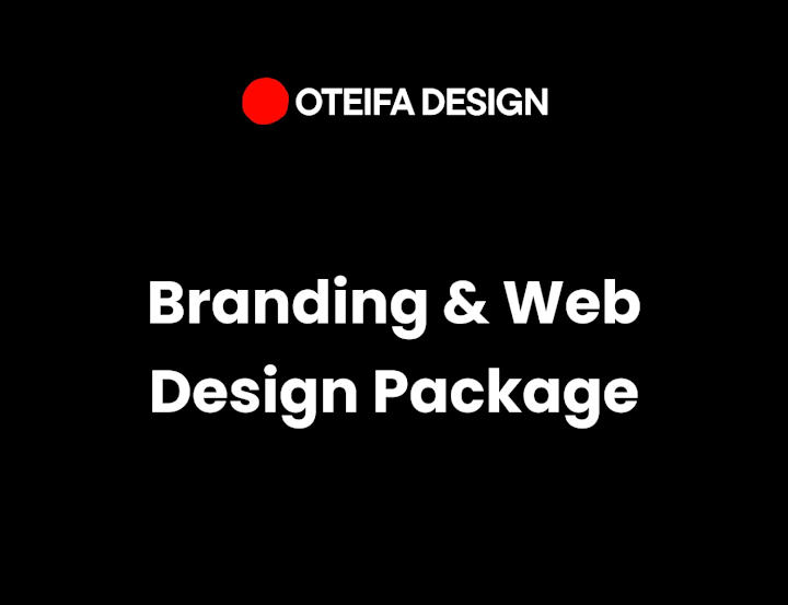 Cover image for Branding & Web Design Package