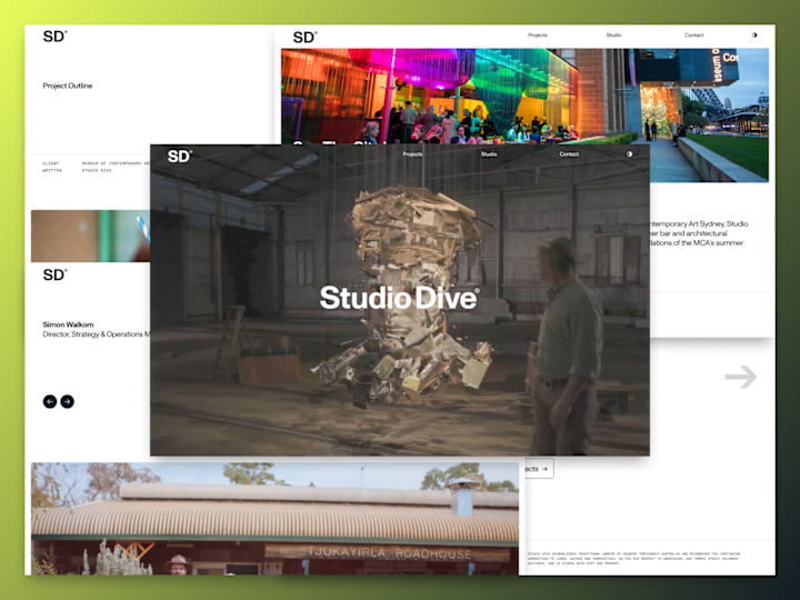 Cover image for Studio Dive Website Framer Dev