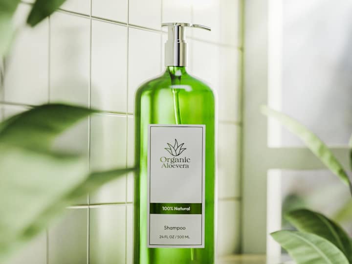 Cover image for Organic Aloe Vera Shampoo | 
3D Product Visualization