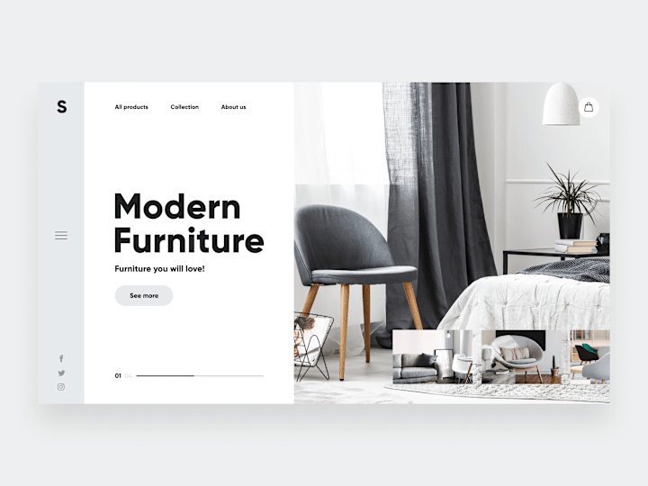 Cover image for Modern Furniture 🛋️ - Website Concept