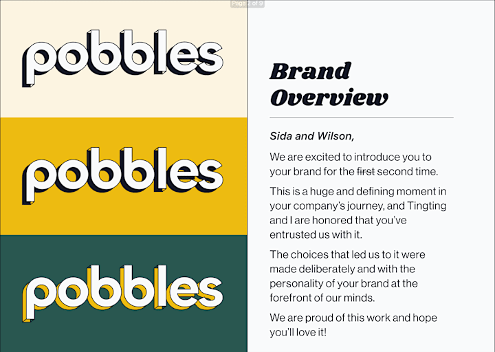 Cover image for Brand + Product Design for Pobbles