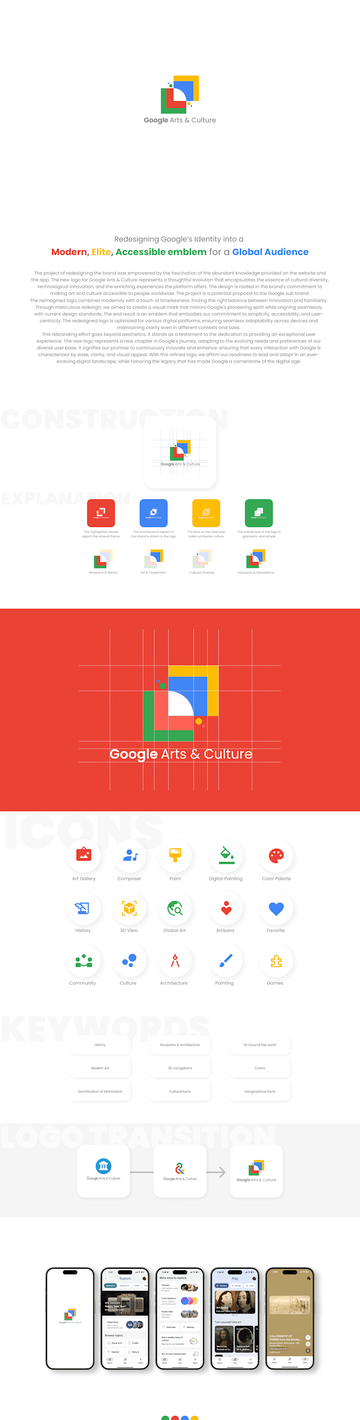 Cover image for Google Art & Culture: Rebrand proposal :: Behance
