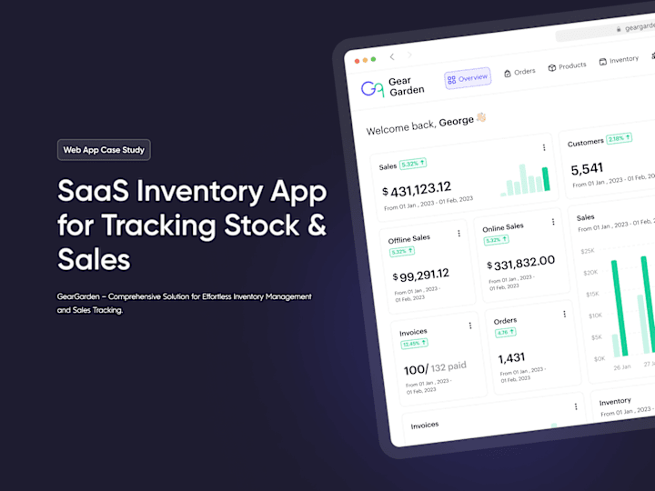 Cover image for SaaS Inventory App for Tracking Stock & Sales on Behance