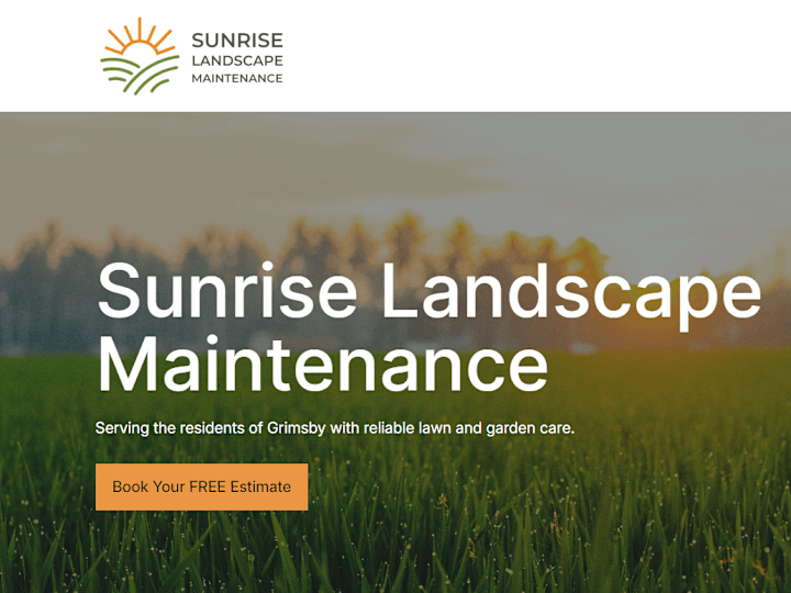 Cover image for Sunrise Landscape Maintenance