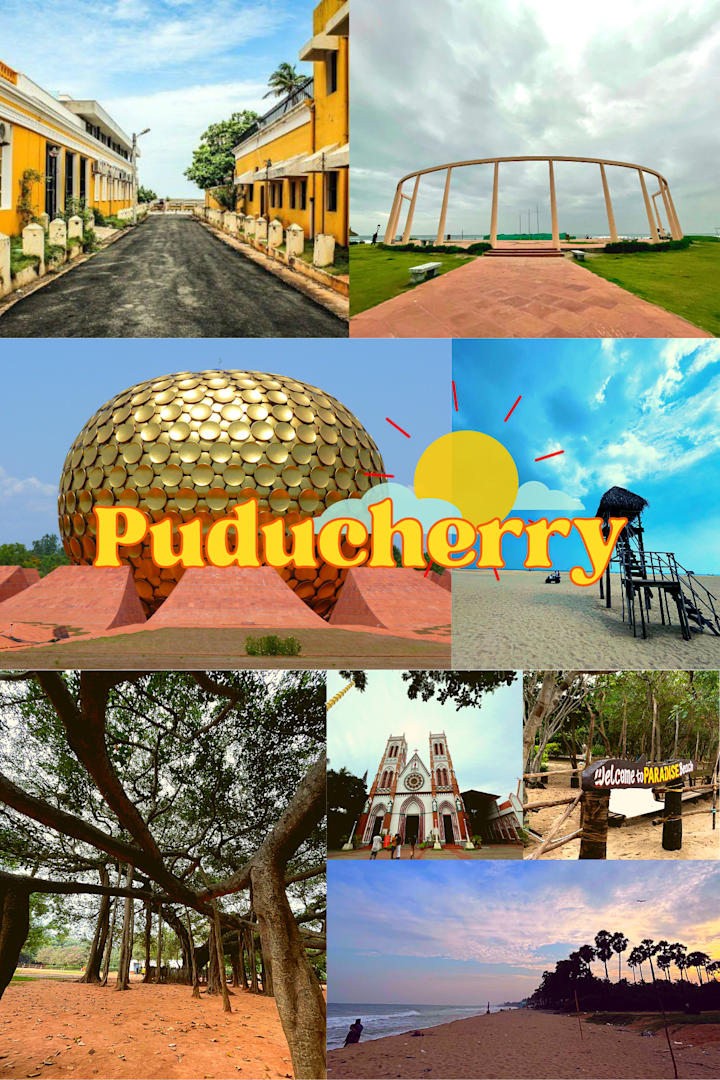 Cover image for A travel guide to Pondicherry.