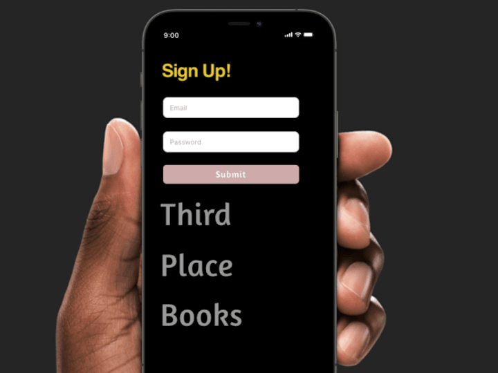 Cover image for UX/UI Design: Third Place Books App