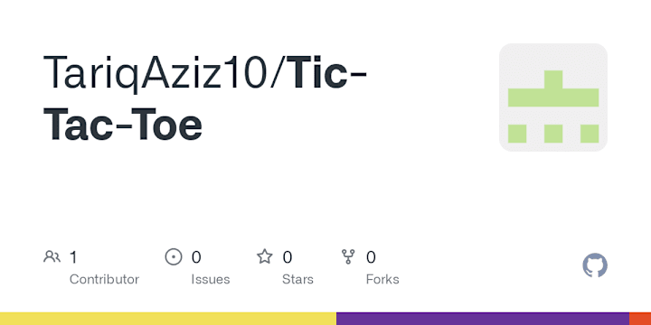 Cover image for TariqAziz10/Tic-Tac-Toe