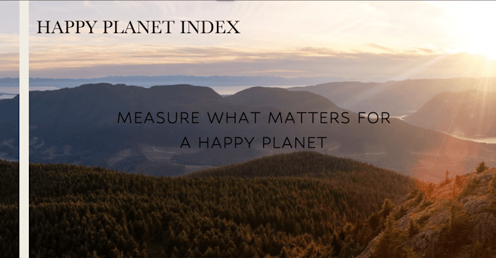 Cover image for Happy Planet Index