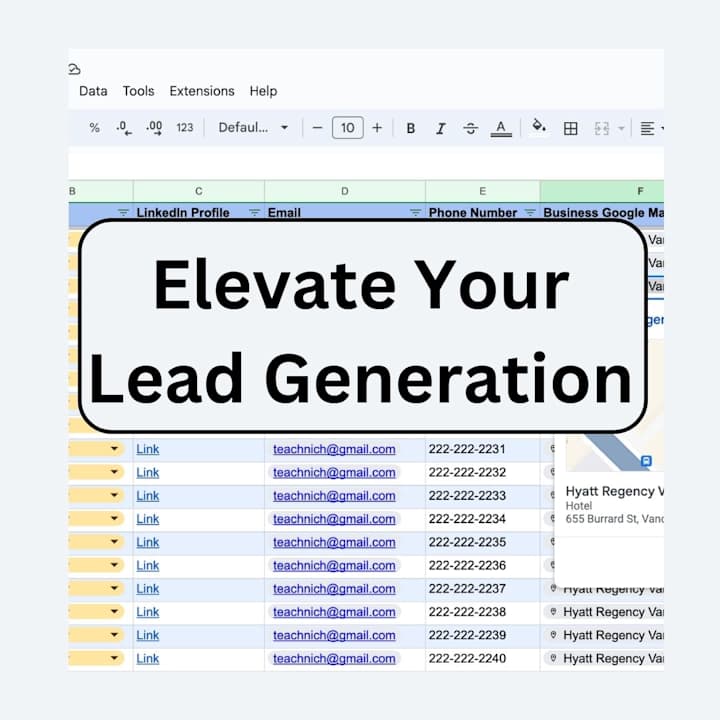 Cover image for Create Lead List with Verified Web Research