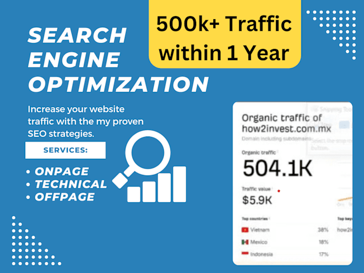 Cover image for Expert SEO Services to Boost Rankings & Traffic (5+ Years)