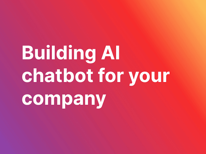Cover image for Custom AI Agents for Your Company