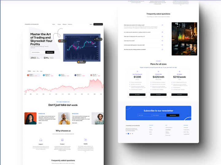 Cover image for TradePro Accelerator UI Project - Samelo’s Portfolio