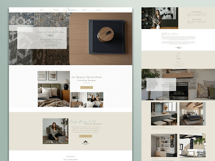 Cover image for Website for Interior Designer ✦ The Simone Co.
