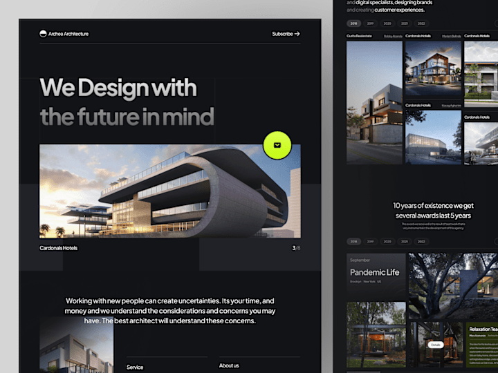 Cover image for Architecture Agency Landing Page