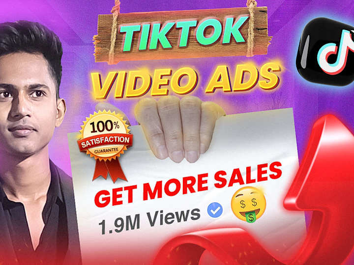 Cover image for 💣Magnetic Viral 💣Tiktok Video Ads Development