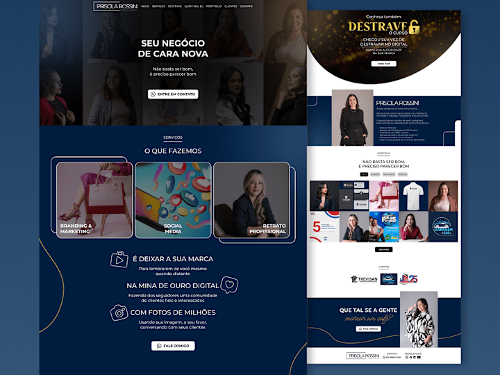 Cover image for Priscila Rossini - Webdesign & Branding