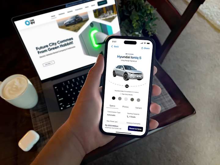 Cover image for UX/UI Design for ONE EV Mobile Apps
