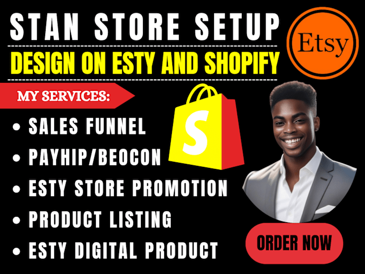 Cover image for i will Setup stan store gumroad store  digital products upload
