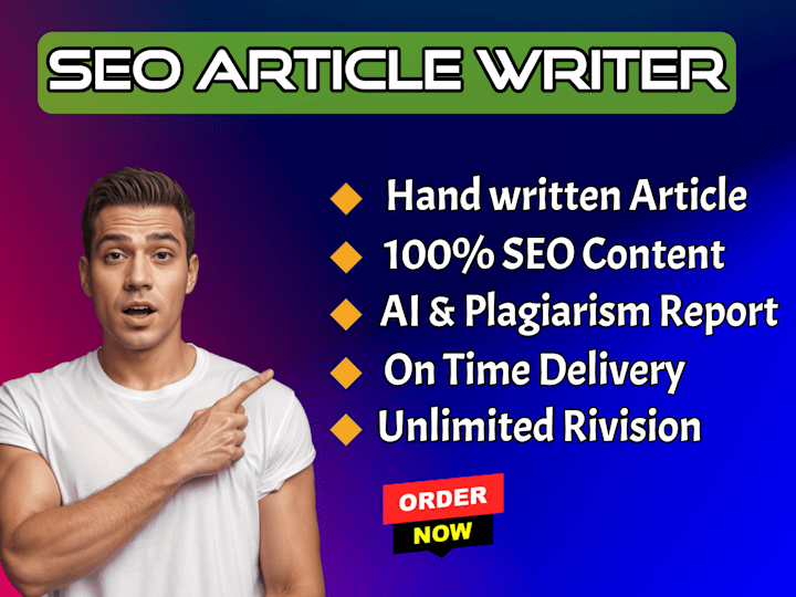 Cover image for I will do killer SEO article writing, content writing and blogs