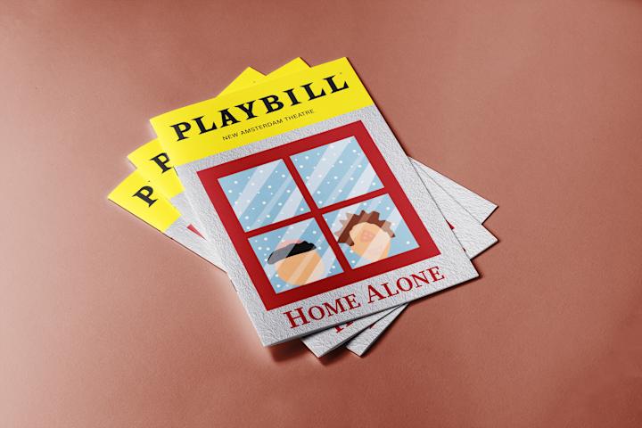 Cover image for Home Alone Playbill