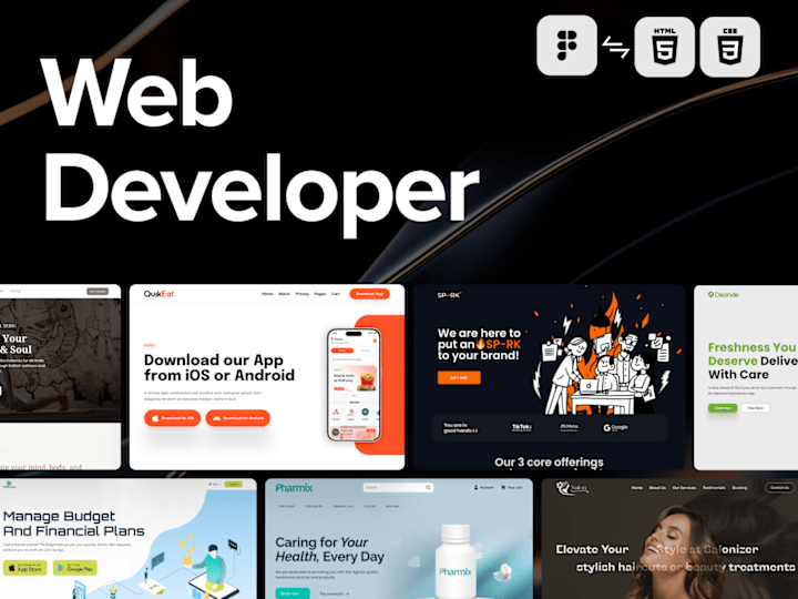 Cover image for Figma to HTML Conversion – Clean, Fast & Responsive