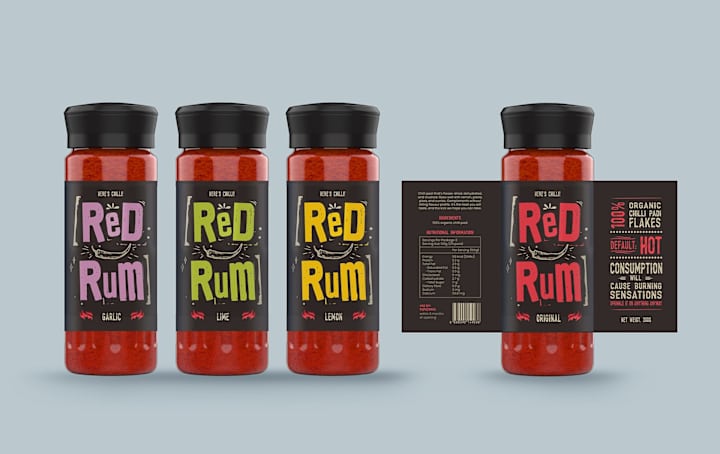 Cover image for RedRum Logo & Label Design