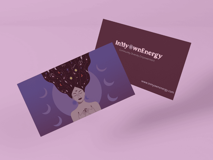 Cover image for InMyOwnEnergy 🌕: Brand identity and Website design