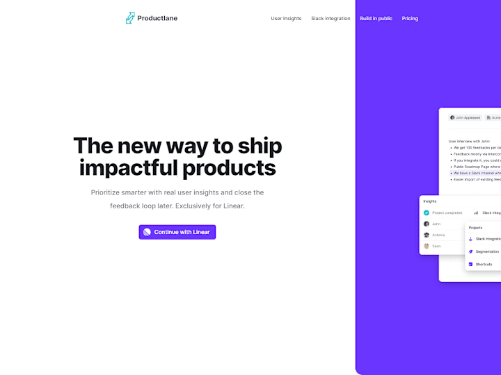 Cover image for Productlane