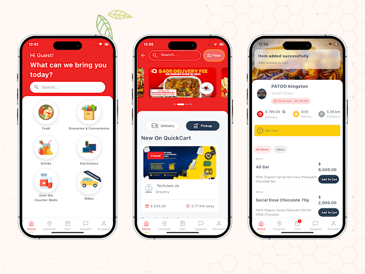 Cover image for QuickCart – Food, Groceries & More Delivered Fast