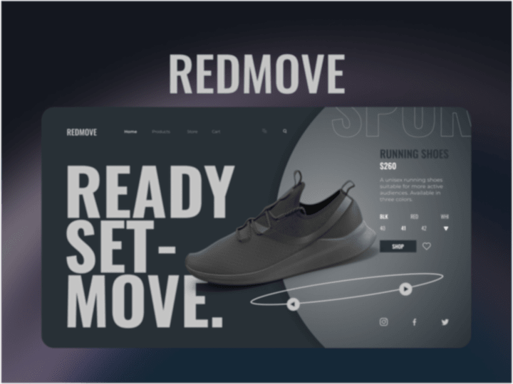 Cover image for Redmove, Framer x Shopify.