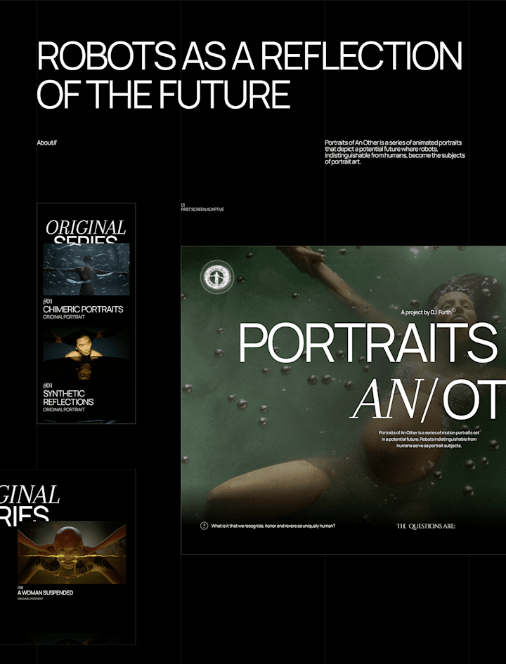 Cover image for Portraits of an other - Landing Page