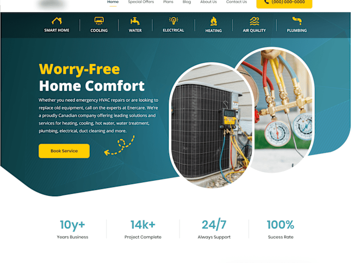 Cover image for Home Services Landing Page