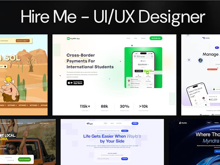Cover image for UI / UX Designer with Figma