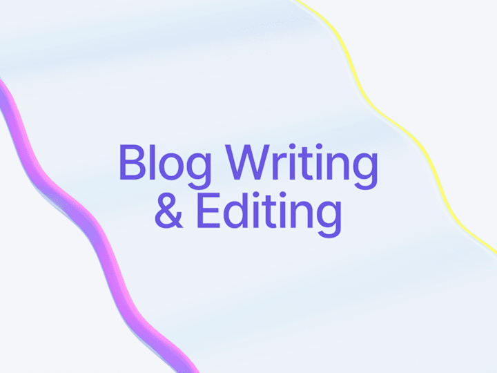 Cover image for Blog Writing & Editing